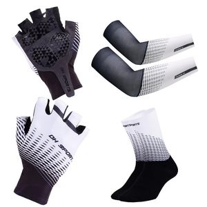 Cycling Gloves Professional With Socks Sleeves Set Non-Slip Men Women Shockproof Half Finger Outdoor Bike Bicycle Sport GlovesCycling