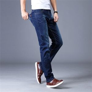 Business Straight Stretch Men Jeans Denim Pants On s 201128