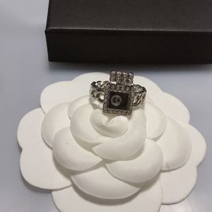 Parfümflasche Offener Ring Gold Silber Frauen Brief Fingerringe Geschenk für Liebe Freundin Modeschmuck Accessoires