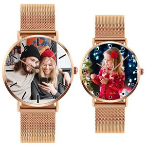 Orologi da polso A4402 Personal Po Print Orologio con logo personalizzato Relogio Feminino Masculino Reloj De Dama