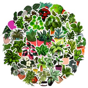 50PCS Mixed Skateboard Stickers Potted plants For Car Baby Scrapbooking Pencil Case Diary Phone Laptop Planner Decoration Book Album Kids Toys DIY Decals