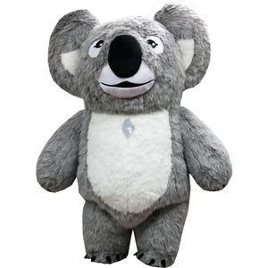Костюм кукла талисмана коала надувной костюм серый розовый цвет надувной колонна надувной коала 2М или 2,5 м 3 м высокий настроить подходящую для 1,6 м до 1,8 м