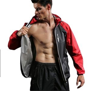 Sport Gewichtsverlust Schwitzen Sauna Sportanzug Set Fitnessstudio Herren Damen Sportbekleidung Walking Joggen Laufen Fitness Trainingskleidung 201210