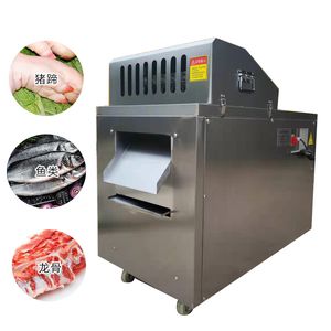 Cubo elétrico de carne congelada Dicer Dicer Máquina de corte de picada de peito comercial Máquina de corte de esqueleto de carne para venda