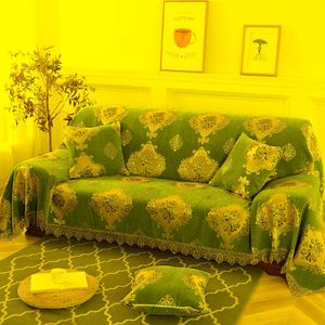 Sandalye kapakları fyjafon kanepe kapağı şönil jacquard slipcover dekoratif kanepe yıkanabilir mobilya koruyucusu havlu