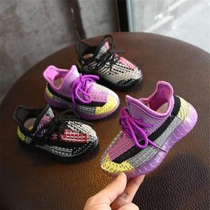Wholesale knitted baby shoes resale online - DIMI Spring New Baby Shoes Knitted Breathable Toddler Boy Girl Shoes Soft Comfortable Infant Sneaker Brand Child203S