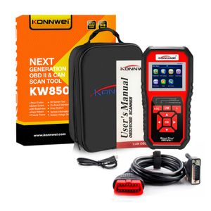 KONNWEI OBD2 ODB2 Сканер Авто Диагностический Сканер KW850 Полнофункциональная Диагностика Автомобиля Сканер Универсальный OBD Считыватель Кодов Двигателей