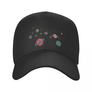 Beralar Uzay Mobil Yıldızlar ve Gezegenler Şapka Unisex Dış Mekan Sevgili Güneş Kamyoner Kapağı Ayarlanabilir Snapback Caps Beyzbol Capsberets