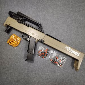 FMG 9 Pistola mitragliatrice pieghevole Giocattolo Soft Bullet Blaster Schiuma Dart Lanciatore di tiro manuale per adulti Ragazzi Giochi all'aperto