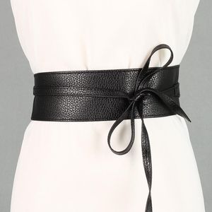 Ceintures Femmes Lacet Up Belt Bowknot pour plus de plus larges liais Ties Ties Bow Fashion Ladies Dames Decoration