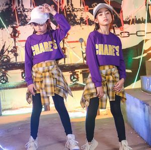 Clothing Sets For 3-20 Y Mother Daughter Set Sport Children Jazz Dance Clothes Street Hip Hop Costumes Party Ensemble Fille