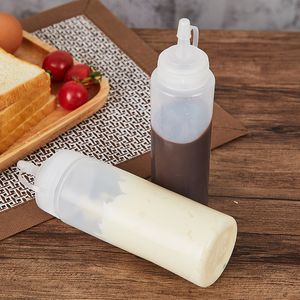 Sıcak Soslar toptan satış-Süblimasyon Salatası Araçları Çeşni Sıkmak Şişeler Ketçap Hardal Mayo Sıcak Soslar Zeytinyağı Şişeleri Mutfak Gadget Basit ve Pratik