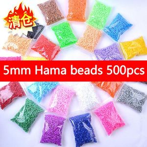 Paintings 500 PCS/ Bag 5mm Perler PUPUKOU Hama Beads 36 Colors Kids Education Diy Toys 100% Quality Toy Fuse