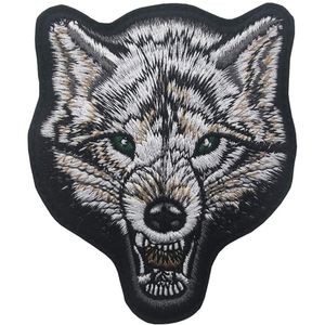 Wolf Sewing Notions Animal Patch broderi armband järn på DIY för klädhattar skjortor lappar