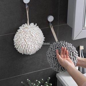 Sublimation Chenille Hand Towels Kitchen Bathroom Hands Towel Ball With Hanging Loops Quick Dry Soft Absorbent Microfiber Towel