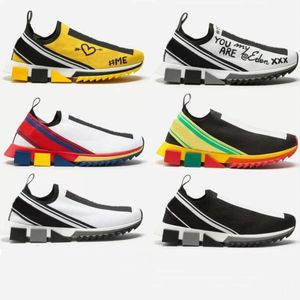 Popular Luxury Designer Unisex Casual Womens Mens Shoes Sneakers Low Top Print Letter Mesh Yellow Women Blue Men Socks White Black Dress Shoe Red Ladies Boots 35-46