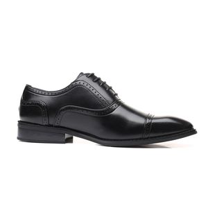 Handgefertigte flache Leder-Ochsen-Schnürschuhe für Herren, formelle Business-Schuhe Y200420 GAI GAI GAI