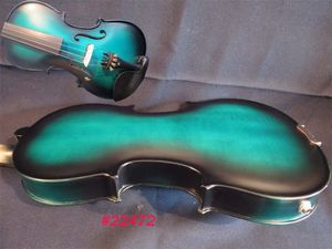 Wholesale brazil chocolate resale online - Blue black color full size electric violin Acoustic violin good sound