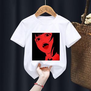 T-shirty uliczne anime Prezent Prezent Prezent małe dziecko harajuku ubrania zabawne chłopcze dziewczynka dzieci