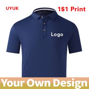 UYUK Poloshirts Sommer Casual Poloshirt Custom Personal Group Company POLO Top Herren Damen T-Shirts 13 Farben optional 220608