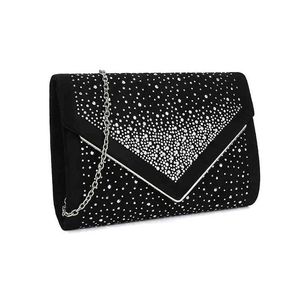 2022 Glass Rhintone Dinner Party Banket Clutch Bag Evening Diamond Bag Diamond Woman Purs