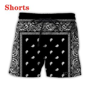 Neue Bandana Red Paisley 3D Druck Mode Männer Frauen Trainingsanzüge Shorts Plus Größe S-7XL Harajuku 008