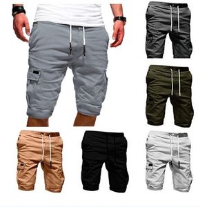 Summer Shorts Nowe męskie mnóstwo wielonarodawców pięciopantów męskich mężczyzn Hot Sales Men Solid New Brand Fashion Shorts T200512