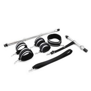 Nxy Bondage Parallel Bars Handcuffs Binding Adjustment Sex Toys Husband and Wife Alternative Binding Supplies Women's Appliances 0217