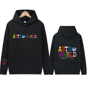 Streetwear Felpe con cappuccio Felpe con cappuccio Manica lunga Harajuku Abbigliamento sportivo casual Astro World Stampato Moda Felpa con cappuccio Donna Top 220715