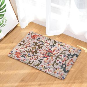 Tappeti Zerbini Stampa texture floreale Tappetino antiscivolo Cucina Soggiorno Tappeti per esterni Tapis De Cuisine Alfombra CocinaTappeti