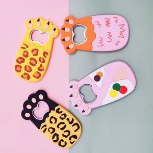 Fat Cat Claw Bottle Opener Doll Bottle Opener Personality Bottle Starter Magnetic Suction Refrigerator Sticker LX4827