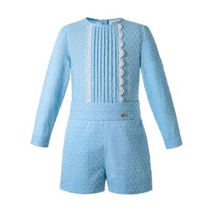 Clothing Sets Blue Cute Baby Boy Outfits Pleated Infant Boutique SetsClothing