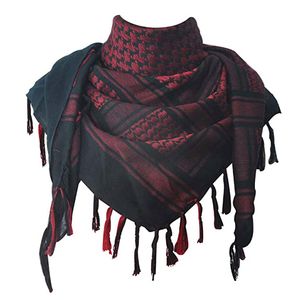 100 Cotton Scarf Military Shemagh Arab Tactical Desert Keffiyeh Thickened Head Neck Scarfs scarves Wrap for Women and Men quot x43 quot