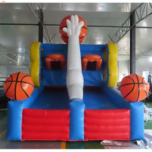 Free Ship Outdoor Activities carnival rental inflatable basketball shooting game for sale