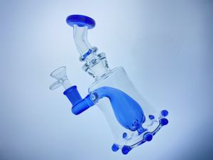 Joint de tuyau de plate-forme pétrolière de recycleur de verre bleu transparent 14mm bienvenue à la commande