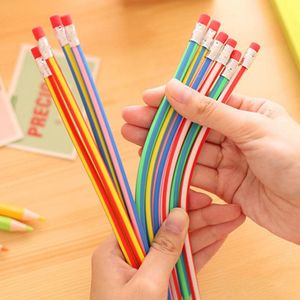 Colorful Soft Pencil Foldable Pencils Drawing Pencil With Eraser Students Art Painting Pen Student School Office Stationery TH0107