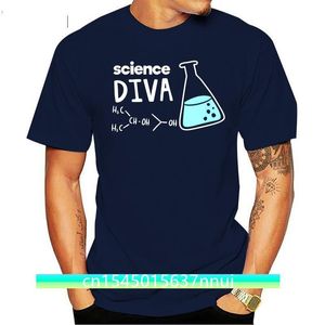 Science Diva Ladies Tshirt Teacher Student Gift for Science Lovers Funnig High Quality Tee Shirt 220702