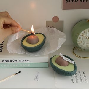 Candele profumate all'avocado Mini candela regalo di nozze Decorazione carina per la casa Regalo di nozze Fidanzata Regalo di compleanno Bambino