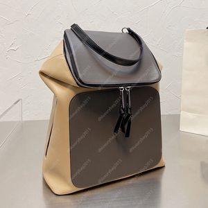 Männer Luxus -Designer -Rucksäcke große Kapazität Leder Handtaschen Rucksackstil Frauen Vintage Umhängetasche Schwarze Schulbeutel Outdoor Packs