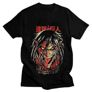 Wholesale regular fit shirt for sale - Group buy Attack on Titan t Shirt Men Short sleeve Anime Manga Eren Yeager T shirt Casual Tee Soft Cotton Regular Fit Tshirt Merchandise1
