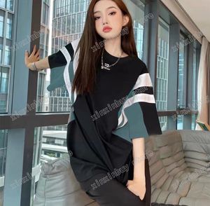 22ss Women Designers t shirt tee letter Embroidery short sleeve Man Crew Neck paris Streetwear green red black blue xinxinbuy XS-L