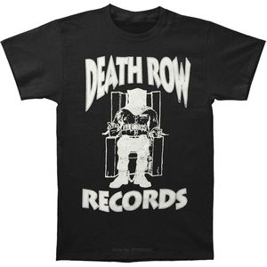 Aufzeichnungen Hemd großhandel-Lustige T Shirt Männer Neuheit T Shirt Death Row Records White T Shirt Cotton T Shirt Männer Sommer Mode T Shirt Euro Größe