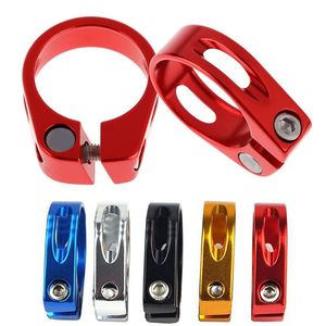 Parti di biciclette in lega di alluminio Morsetto reggisella a sgancio rapido per mountain bike 31,8 mm bici da bar accessori e attrezzature per la guida volante LK126