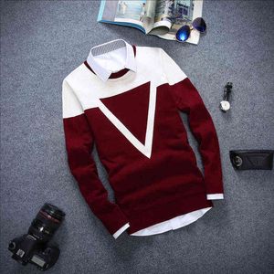 Nowy sweter swetra o długim rękawie SWEATER O NECK L220730