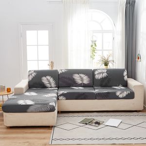 Kuddefodral tryckt elastisk soffa säte kudde täckstol husdjur barn möbler protektor tvättbar avtagbar slipcover 1 2 3 4 220623