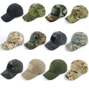 Utomhussport kamouflage hatt basebolls enkelhet Taktisk arm￩ camo jakt hattar vuxen cap 220727