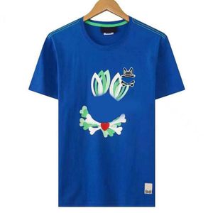 T-shirt da uomo Polo in cotone manica corta coniglio stampa animale Hip Hop Street T-shirt estiva psycho bunny Plus Tees 3XL