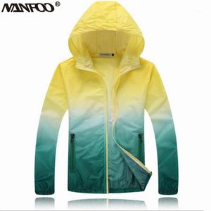 Leichte Outdoor-Kletterjacke mit Farbverlauf, Camping, UV-Schutz, Unisex, winddicht, Reise-Windjacke, Sonnenschutzmantel