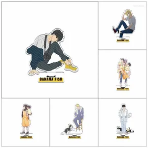 Schlüsselanhänger Japan Anime Banana Fish Ash Lynx Okumura Eiji Cosplay Acryl Stand Figur Modell Platte Basis Schreibtisch Dekor Weihnachtsgeschenke für Freund Enek2