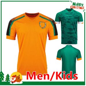 Orange Kits großhandel-22 Irland Home Soccer Jerseys Orange Hundertjahrfeuchtigkeit Irische Nationalmannschaft Fussball Hemden Hendrick Robinson Coleman Doherty Parrott Men Kids Kit